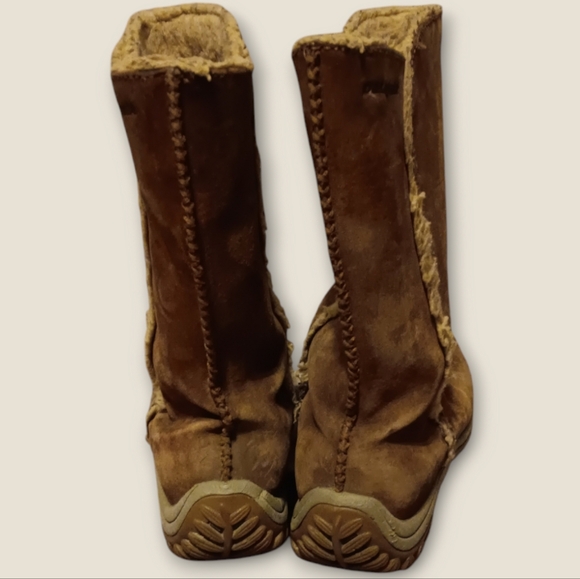 PATAGONIA WOMEN'S SIZE 6.5 BROWN LEATHER BOOTS. - Picture 5 of 8